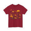 Wildflowers and Yellow Roses, Graphic T-Shirts for Women, Floral Shirt, Womens Short Sleeve, Ladies Graphic Tees #5011TTS
