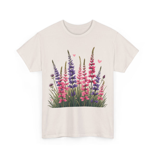 Wildflowers, Graphic T-Shirts for Women, Floral Shirt, Womens Short Sleeve, Ladies Graphic Tees #5119TTS
