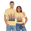 Wildflowers, Graphic T-Shirts for Women, Floral Shirt, Womens Short Sleeve, Ladies Graphic Tees #5119TTS