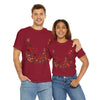 Wildflowers and Red Roses, Graphic T-Shirts for Women, Floral Shirt, Womens Short Sleeve, Ladies Graphic Tees #5033TTS