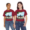 Have You Forgiven Your Ex?  Man on Bench Looking at Waves, Forgiving T-Shirt, Forgiveness, Relationship Healing Top #5005STS