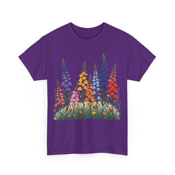 Wildflowers, Graphic T-Shirts for Women, Floral Shirt, Womens Short Sleeve, Ladies Graphic Tees #5120TTS