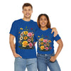 Wildflowers and Pink & Yellow Roses, Graphic T-Shirts for Women, Floral Shirt, Womens Short Sleeve, Ladies Graphic Tees #5150TTS