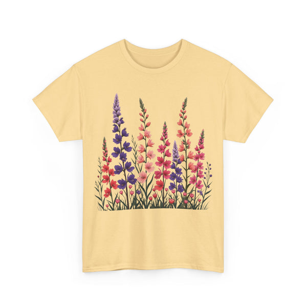 Wildflowers, Graphic T-Shirts for Women, Floral Shirt, Womens Short Sleeve, Ladies Graphic Tees #5118TTS