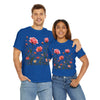 Wildflowers and Pink Roses, Graphic T-Shirts for Women, Floral Shirt, Womens Short Sleeve, Ladies Graphic Tees #5022TTS