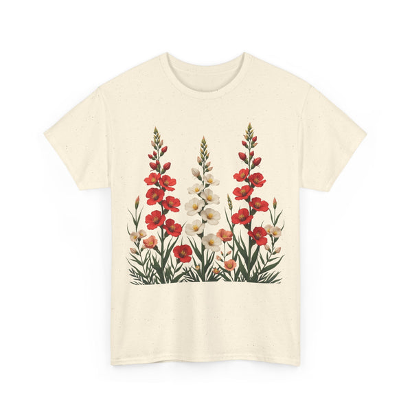 Wildflowers, Graphic T-Shirts for Women, Floral Shirt, Womens Short Sleeve, Ladies Graphic Tees #5123TTS