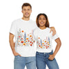 Wildflowers, Graphic T-Shirts for Women, Floral Shirt, Womens Short Sleeve, Ladies Graphic Tees #5110TTS