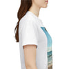 My Happy Place, Woman on Bench, Looking at Waves,  Safe Place T-Shirt, Finding My Happy Place Top, Ocean Waves,  #5003STS