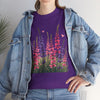 Wildflowers, Graphic T-Shirts for Women, Floral Shirt, Womens Short Sleeve, Ladies Graphic Tees #5119TTS