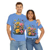 Wildflowers and Pink & Yellow Roses, Graphic T-Shirts for Women, Floral Shirt, Womens Short Sleeve, Ladies Graphic Tees #5150TTS