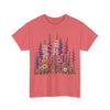 Wildflowers, Graphic T-Shirts for Women, Floral Shirt, Womens Short Sleeve, Ladies Graphic Tees #5124TTS