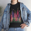 Wildflowers, Graphic T-Shirts for Women, Floral Shirt, Womens Short Sleeve, Ladies Graphic Tees #5119TTS