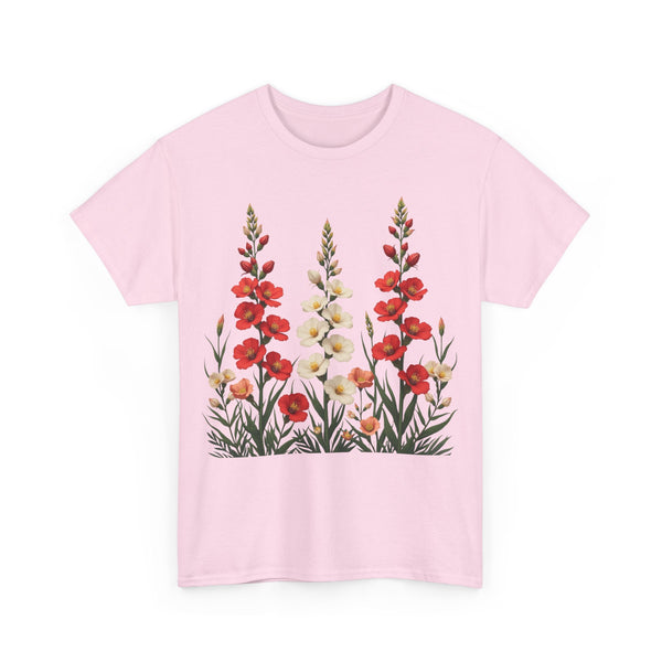 Wildflowers, Graphic T-Shirts for Women, Floral Shirt, Womens Short Sleeve, Ladies Graphic Tees #5123TTS