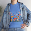 Wildflowers, Graphic T-Shirts for Women, Floral Shirt, Womens Short Sleeve, Ladies Graphic Tees #5106TTS