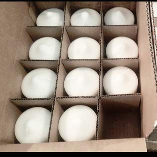3 X 8 Inch Pillar Candles Set of 12 Bulk Event Pack Round Unscented Premium Wax Pillar Candles for Wedding, Spa, Party, Birthday, Holiday, Bath and Home Decor (3X8, White)