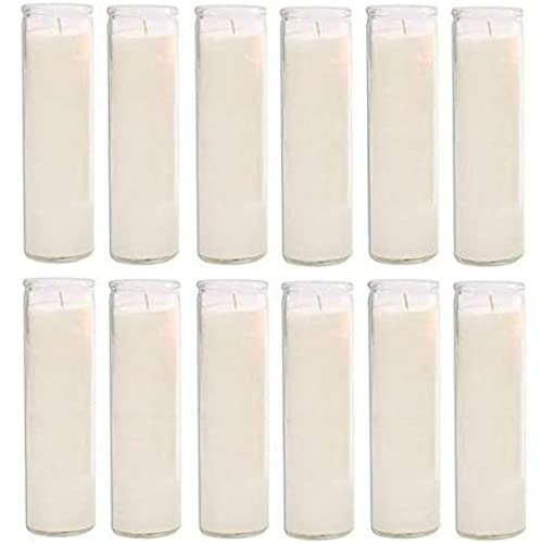Blessed Sanctuary Series Assorted Religious Candle, White, Case of 12 (5 Cases)
