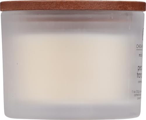 Chesapeake Bay Candle PT40234 Scented Candle, Peace + Tranquility (Cashmere Jasmine), Coffee Table ,11 oz , White, Home Décor
