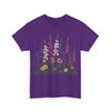 Wildflowers, Graphic T-Shirts for Women, Floral Shirt, Womens Short Sleeve, Ladies Graphic Tees #5124TTS