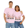 Wildflowers, Graphic T-Shirts for Women, Floral Shirt, Womens Short Sleeve, Ladies Graphic Tees #5104TTS