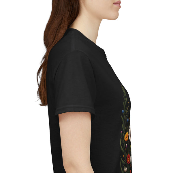 Wildflowers, Graphic T-Shirts for Women, Floral Shirt, Womens Short Sleeve, Ladies Graphic Tees #5109TTS