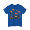 Wildflowers and Yellow Roses, Graphic T-Shirts for Women, Floral Shirt, Womens Short Sleeve, Ladies Graphic Tees #5026TTS