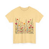 Wildflowers, Graphic T-Shirts for Women, Floral Shirt, Womens Short Sleeve, Ladies Graphic Tees #5103TTS