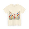 Wildflowers, Graphic T-Shirts for Women, Floral Shirt, Womens Short Sleeve, Ladies Graphic Tees #5106TTS