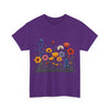 Wildflowers, Graphic T-Shirts for Women, Floral Shirt, Womens Short Sleeve, Ladies Graphic Tees #5116TTS
