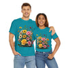 Wildflowers and Pink & Yellow Roses, Graphic T-Shirts for Women, Floral Shirt, Womens Short Sleeve, Ladies Graphic Tees #5150TTS