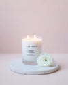 Brooklyn Candle Studio Santorini Escapist Candle | Luxury Scented Candle, Vegan Soy Wax, Hand Poured in The USA | 70 Hour Slow Burn Time | 13 oz