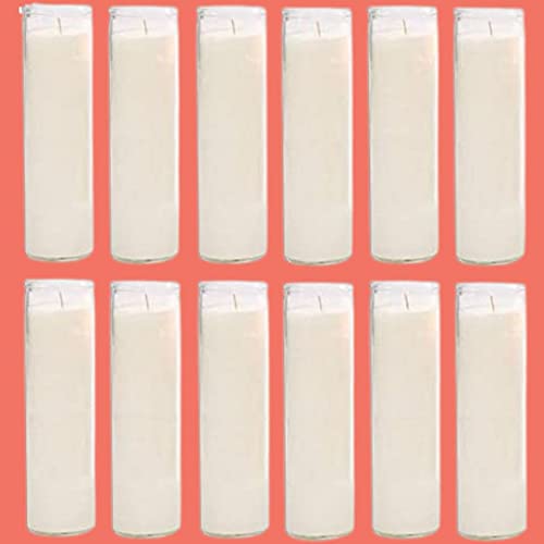 Blessed Sanctuary Series Assorted Religious Candle, White, Case of 12 (5 Cases)