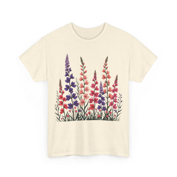 Wildflowers, Graphic T-Shirts for Women, Floral Shirt, Womens Short Sleeve, Ladies Graphic Tees #5118TTS