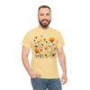 Wildflowers and Yellow Roses, Graphic T-Shirts for Women, Floral Shirt, Womens Short Sleeve, Ladies Graphic Tees #5011TTS