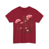 Wildflowers and Pink Roses, Graphic T-Shirts for Women, Floral Shirt, Womens Short Sleeve, Ladies Graphic Tees #5018TTS