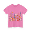 Wildflowers, Graphic T-Shirts for Women, Floral Shirt, Womens Short Sleeve, Ladies Graphic Tees #5110TTS