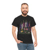 Wildflowers, Graphic T-Shirts for Women, Floral Shirt, Womens Short Sleeve, Ladies Graphic Tees #5124TTS