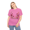 Wildflowers and Red Roses, Graphic T-Shirts for Women, Floral Shirt, Womens Short Sleeve, Ladies Graphic Tees #5033TTS