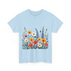 Wildflowers, Graphic T-Shirts for Women, Floral Shirt, Womens Short Sleeve, Ladies Graphic Tees #5111TTS