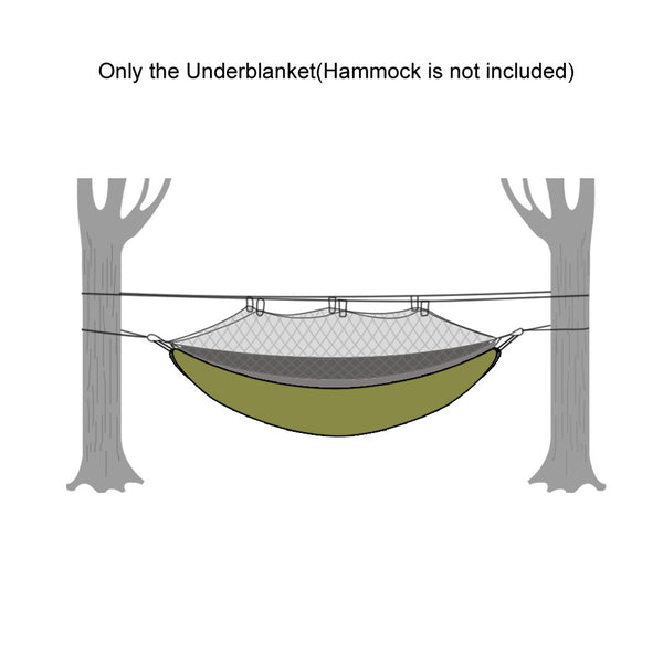OneTigris Night Protector Ultralight Hammock Underquilt, Full Length Camping Quilt for Hammocks Warm 3-4 Seasons, Weighs only 28oz, Great for Camping Hiking Backpacking Traveling Beach