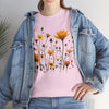 Wildflowers and Yellow Roses, Graphic T-Shirts for Women, Floral Shirt, Womens Short Sleeve, Ladies Graphic Tees #5011TTS