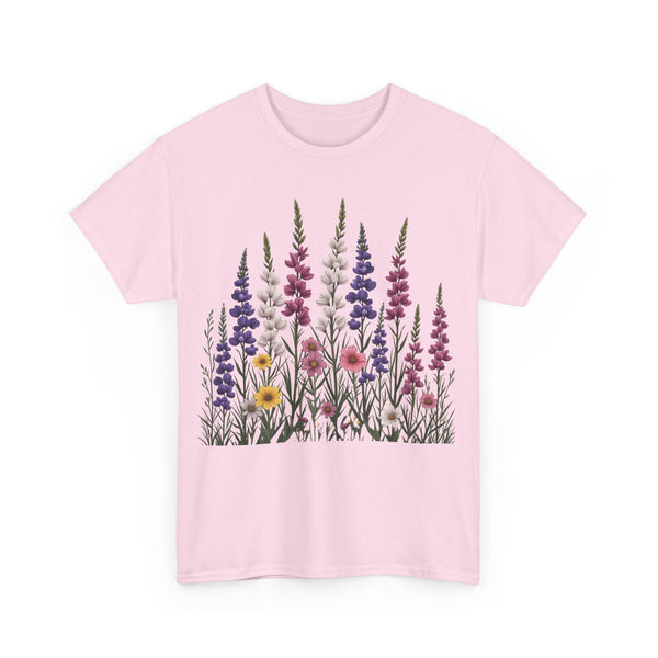 Wildflowers, Graphic T-Shirts for Women, Floral Shirt, Womens Short Sleeve, Ladies Graphic Tees #5124TTS