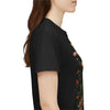 Wildflowers and Orange Roses, Graphic T-Shirts for Women, Floral Shirt, Womens Short Sleeve, Ladies Graphic Tees #5044TTS