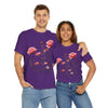 Wildflowers and Pink Roses, Graphic T-Shirts for Women, Floral Shirt, Womens Short Sleeve, Ladies Graphic Tees #5018TTS