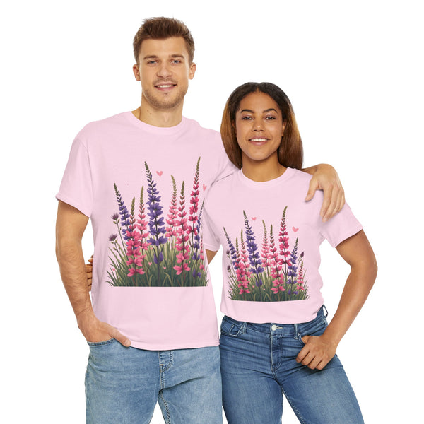 Wildflowers, Graphic T-Shirts for Women, Floral Shirt, Womens Short Sleeve, Ladies Graphic Tees #5119TTS