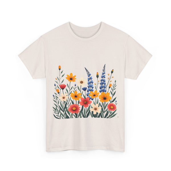 Wildflowers, Graphic T-Shirts for Women, Floral Shirt, Womens Short Sleeve, Ladies Graphic Tees #5111TTS