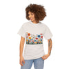 Wildflowers, Graphic T-Shirts for Women, Floral Shirt, Womens Short Sleeve, Ladies Graphic Tees #5112TTS