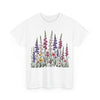 Wildflowers, Graphic T-Shirts for Women, Floral Shirt, Womens Short Sleeve, Ladies Graphic Tees #5124TTS