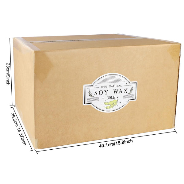 Soy Wax for Candle Making - 30 LB Natural Soy Wax Candle Wax for DIY Candle Making Supplies…