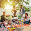 Small Folding Table 2 Foot, Portable Camping Table with Mesh Holders,Lightweight Aluminum Adjustable Height, with Carry Handle for Camping Picnic Indoor Outdoor, White 24 x 16 inch (3 Heights)