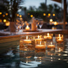 3 inch White Floating Candles, 48 Packs Unscented Floating Candles for Centerpieces-10 Hours Burn Time-3â Floating Tealight Candles for Cylinder Vases, Pool, Wedding, Party, Valentine's Day